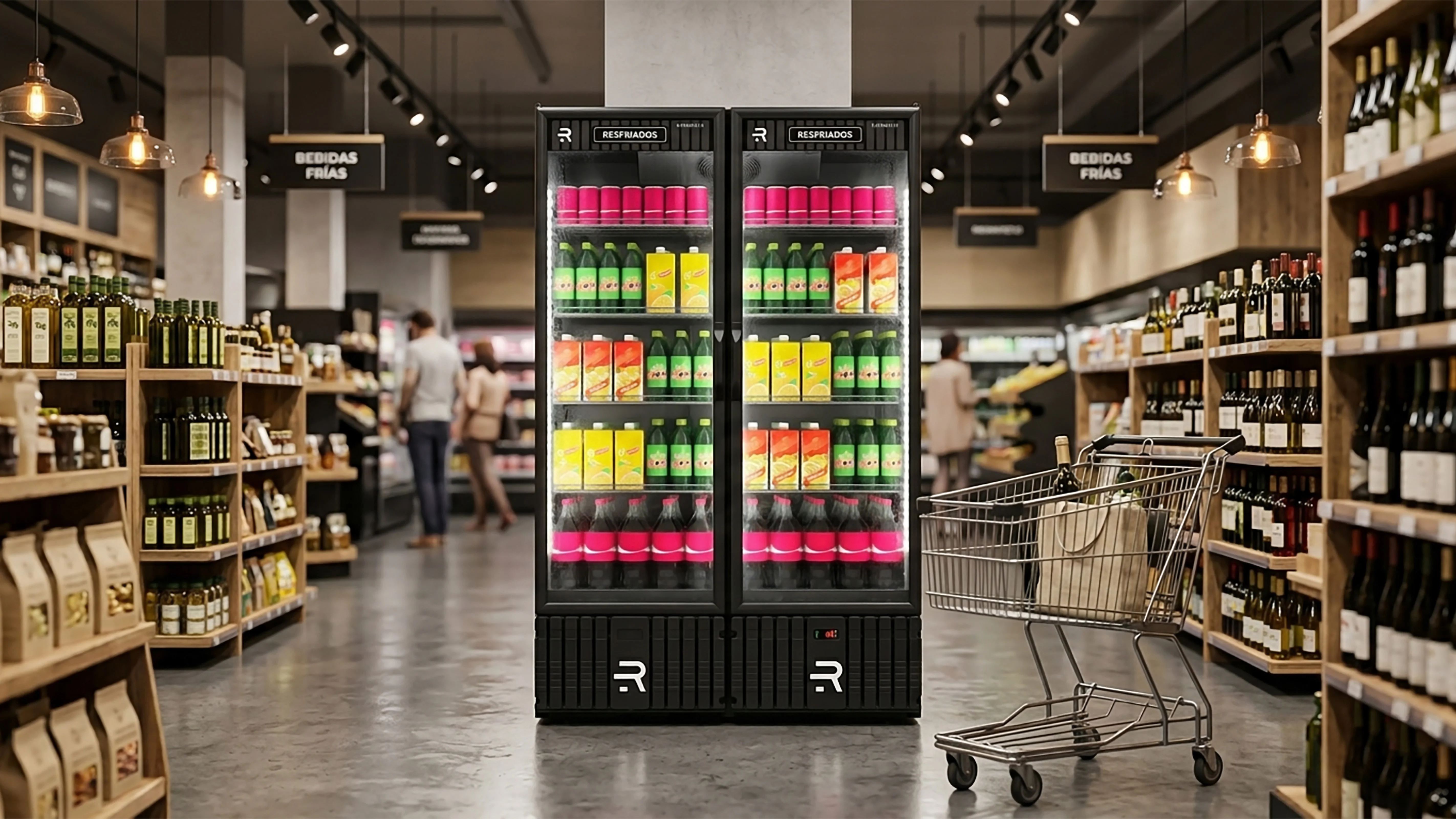 Visicooler Multifuncional 1300L Puerta de Vidrio - VCM1300