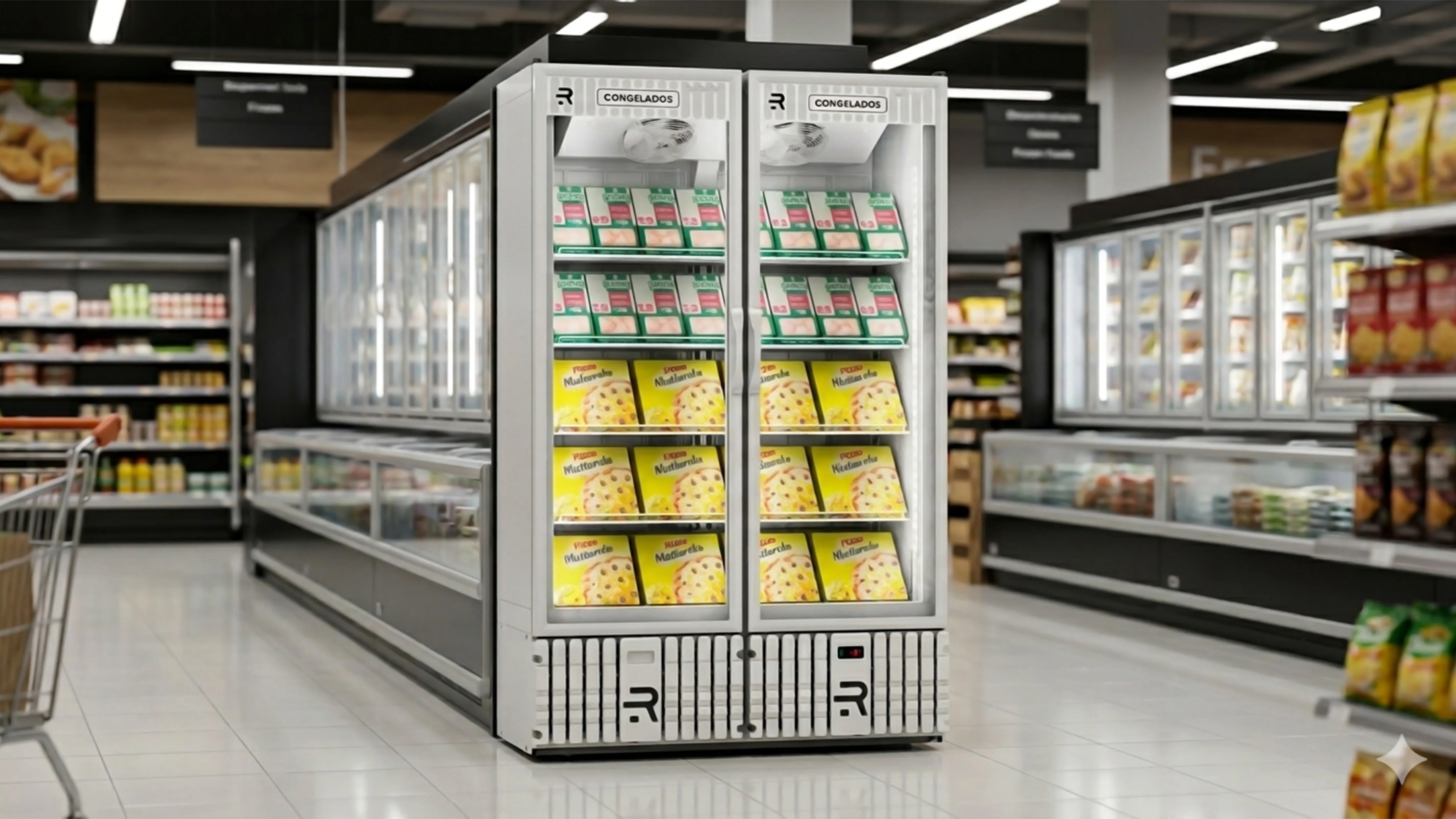 Visicooler P/Congelados Puerta de Vidrio - VCCO1300PV