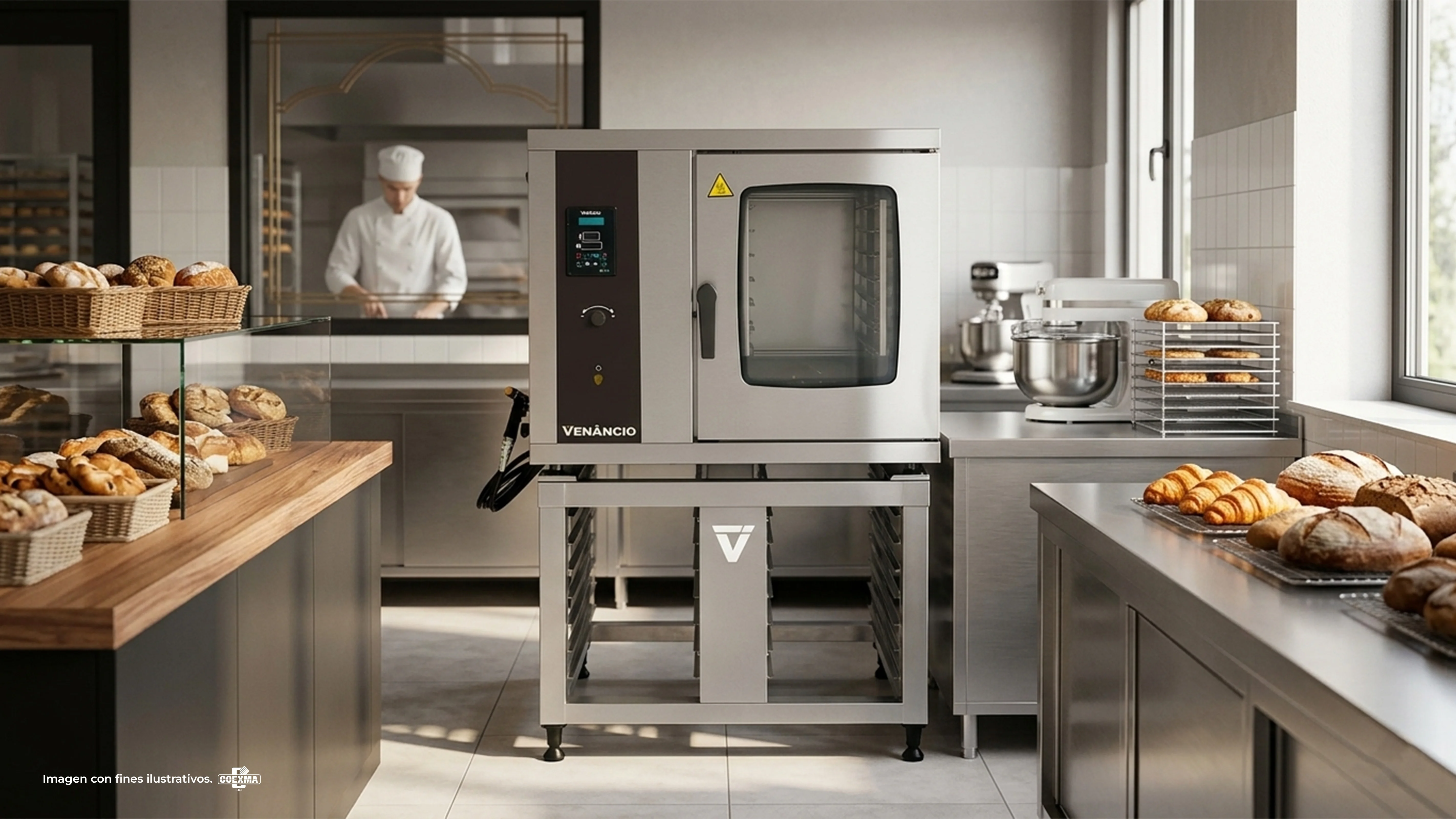 Horno Eléctrico Industrial / Combinado / FCDB7E / CFC / Don Bidone