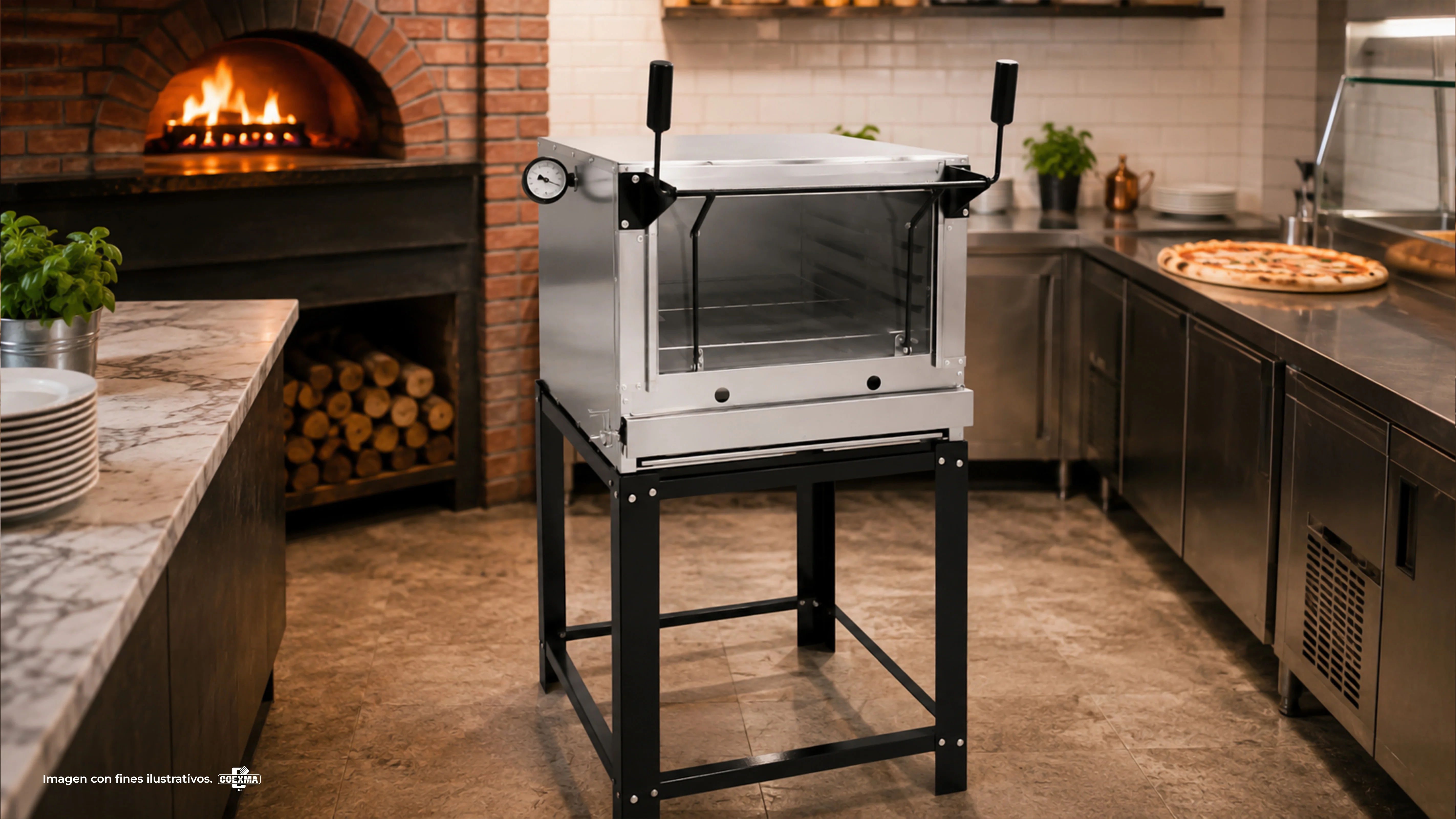 Horno a Gas 45X80 FIRI-80