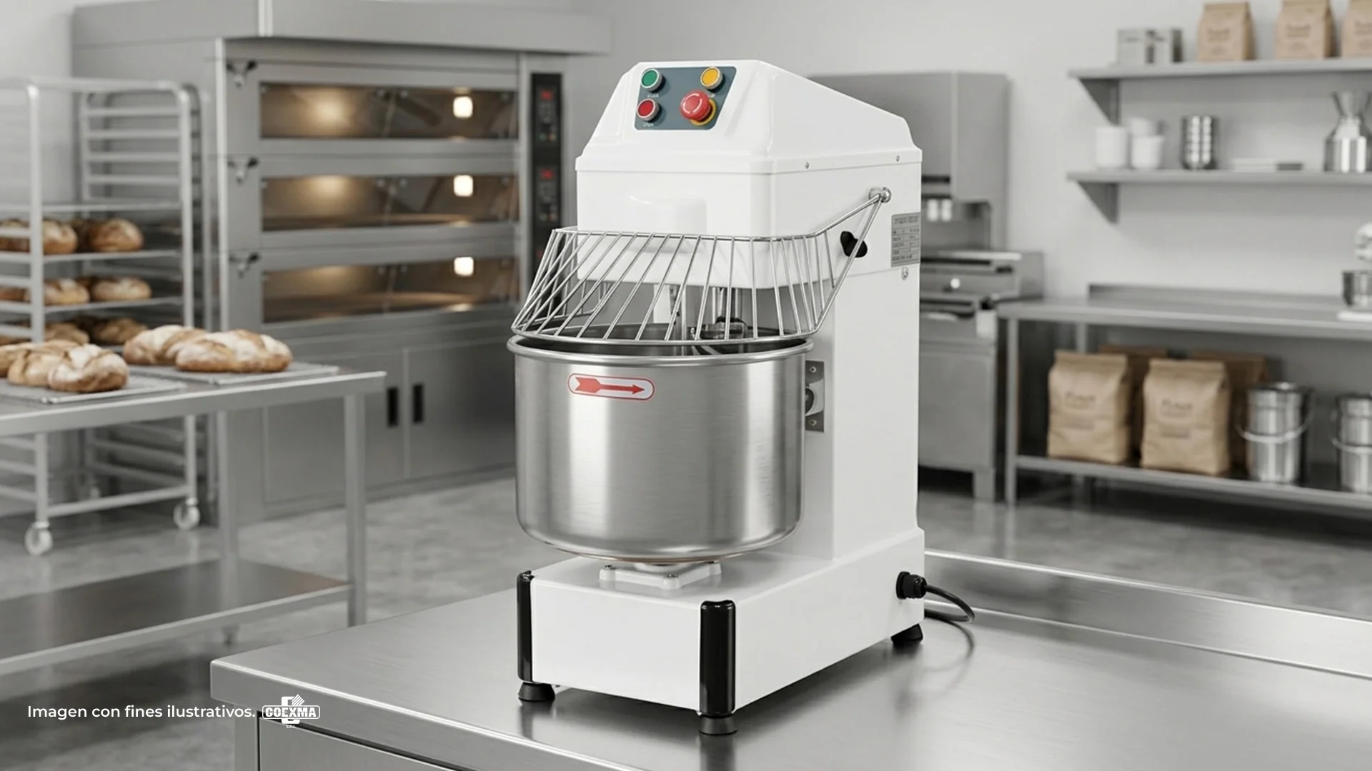AMASADORA ESPIRAL 12 KG HAR./GAE-30/220V
