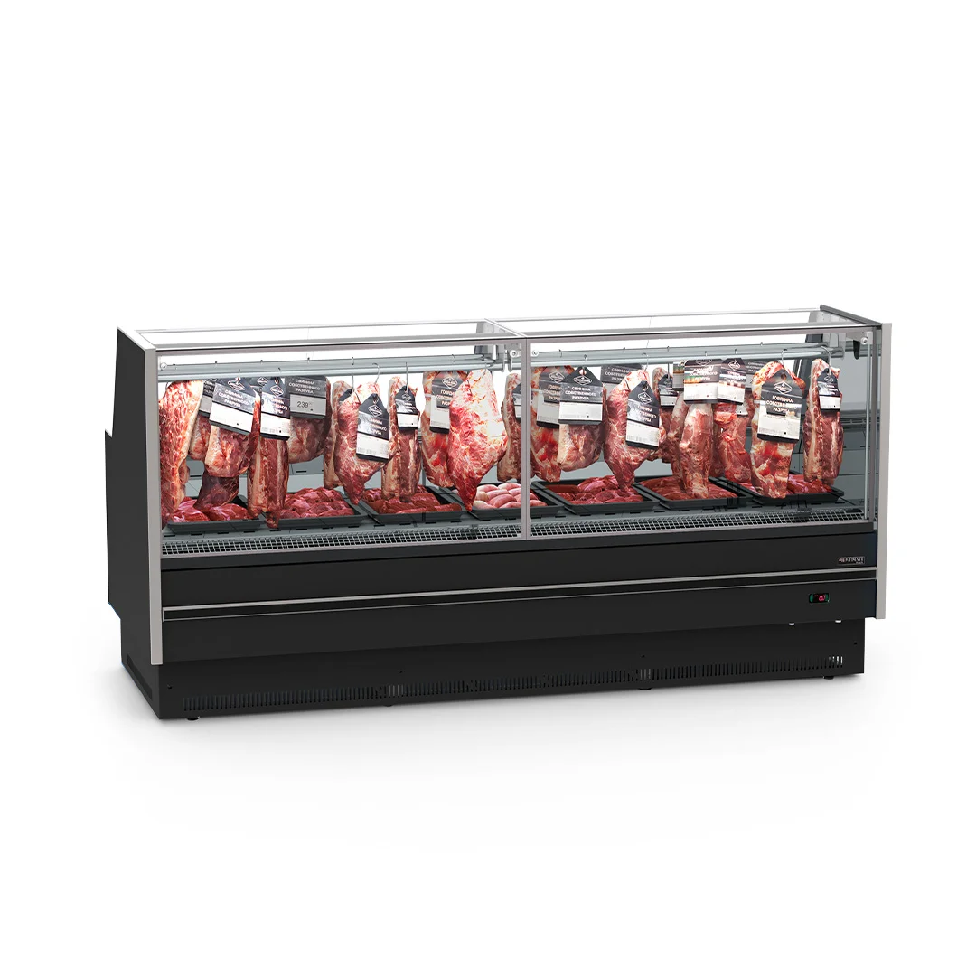 Vitrina Premium Carnicería Vidro Reto Ganchera - EAPRVRG1875 - Imagen 2